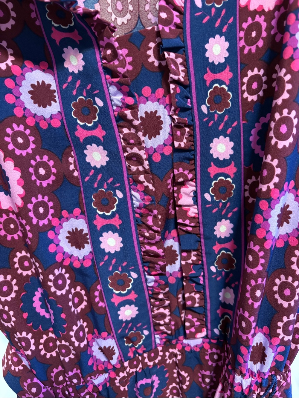 London Times Purple Floral Print Maxi Dress - Picture 12 of 12